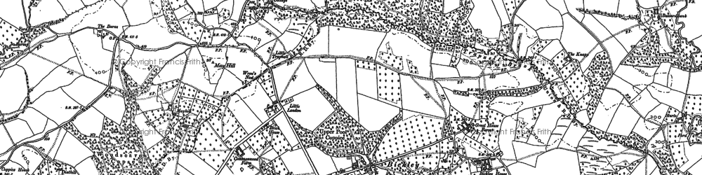 Old map of Little London in 1883