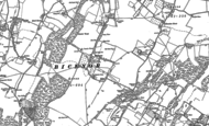 Old Map of Bicknor, 1895 - 1896