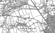 Old Map of Biddenham, 1882