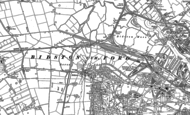 Old Map of Bidston, 1909