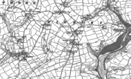 Old Map of Bigbury, 1884 - 1905