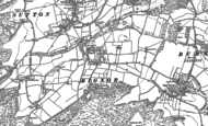 Old Map of Bignor, 1896