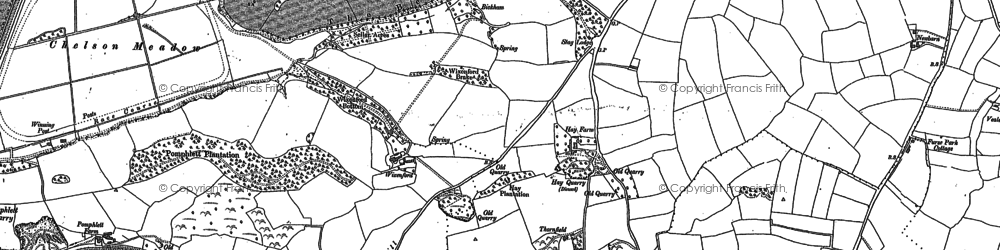 Old map of Billacombe in 1905