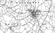 Old Map of Billesdon, 1884 - 1902