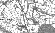 Old Map of Binchester, 1896