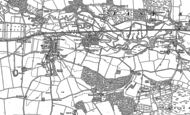 Old Map of Bindon Abbey, 1886 - 1887
