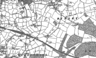 Old Map of Binley, 1886