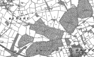 Old Map of Binley Woods, 1886