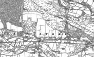 Old Map of Binnegar, 1886 - 1887
