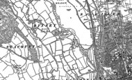 Old Map of Binsey, 1898 - 1911