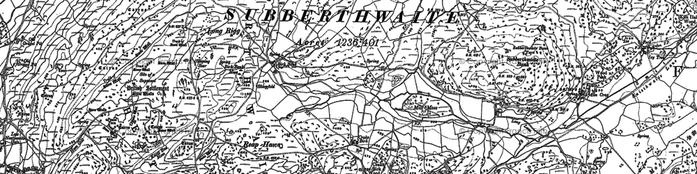 Old map of Birch Bank in 1911