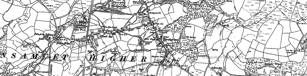 Old map of Birchgrove in 1897