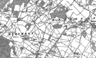 Old Map of Bircholt Forstal, 1896