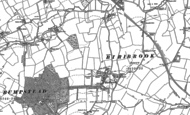 Old Map of Birdbrook, 1896 - 1902