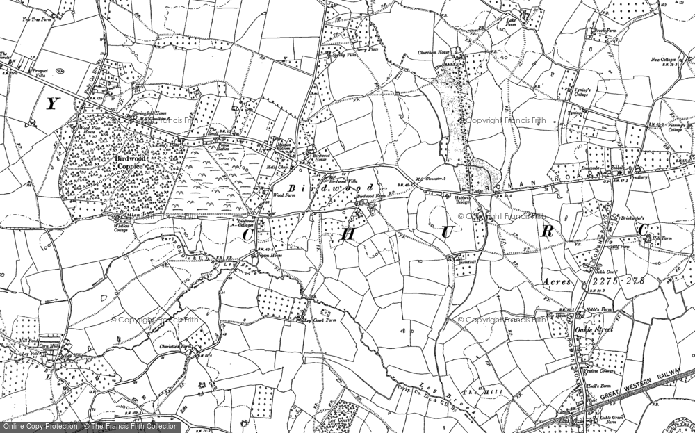 Old Map of Birdwood, 1879 - 1884 in 1879