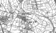 Old Map of Birlingham, 1884