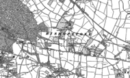 Old Map of Bishopstone, 1886