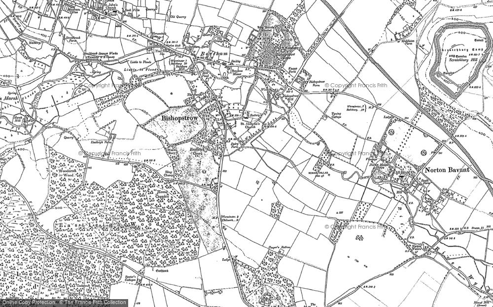 Old Map of Bishopstrow, 1899 - 1923 in 1899
