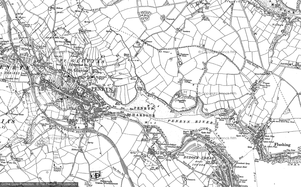 Old Map of Bissom, 1906 in 1906