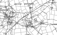 Old Map of Black Bourton, 1919