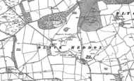 Old Map of Black Heddon, 1895 - 1896