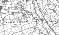 Old Map of Black Notley, 1886 - 1896