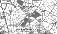 Old Map of Blackdown, 1886
