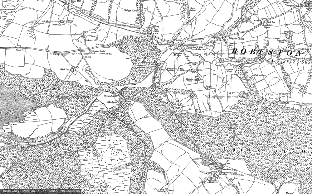Old Map of Blackpool, 1887 in 1887