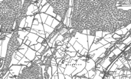 Old Map of Bladbean, 1896