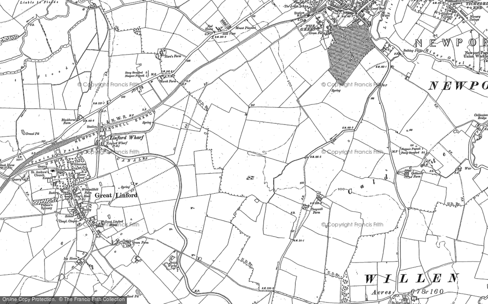 Old Map of Blakelands, 1924 in 1924