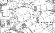 Old Map of Blandford Camp, 1886 - 1887