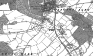 Old Map of Blandford St Mary, 1887