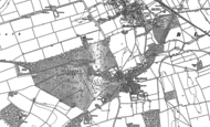 Old Map of Blankney, 1887