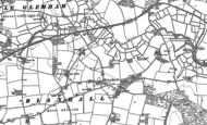 Old Map of Blaxhall, 1883 - 1903