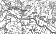 Old Map of Bleadon, 1884 - 1902