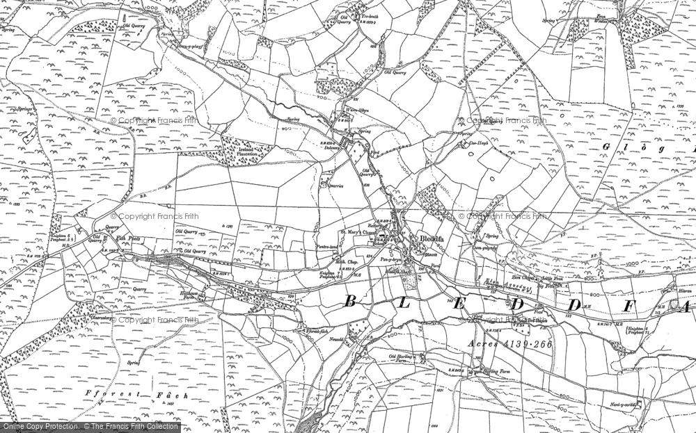 Bleddfa, 1887