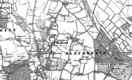 Old Map of Blendworth, 1907 - 1908