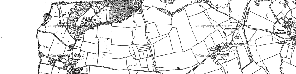 Old map of Bloomsbury in 1901