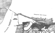 Old Map of Blue Town, 1906