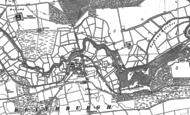 Old Map of Blythburgh, 1883