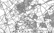 Old Map of Boars Hill, 1910 - 1919
