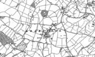 Old Map of Boarstall, 1919