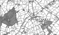 Old Map of Bobbington, 1900