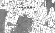 Old Map of Bodelwyddan, 1911