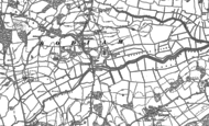 Old Map of Bodiam, 1908