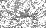 Old Map of Bodsham, 1896