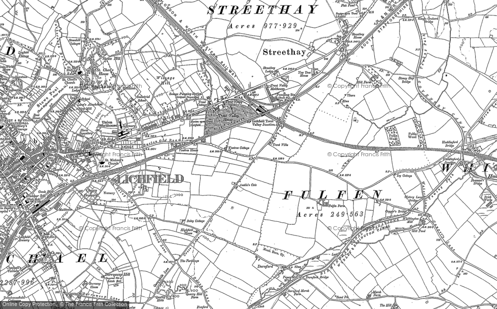 Old Map of Boley Park, 1882 - 1883 in 1882