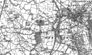 Old Map of Bollington Cross, 1896 - 1907