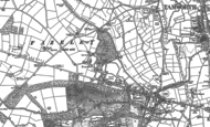 Old Map of Bonehill, 1883 - 1901
