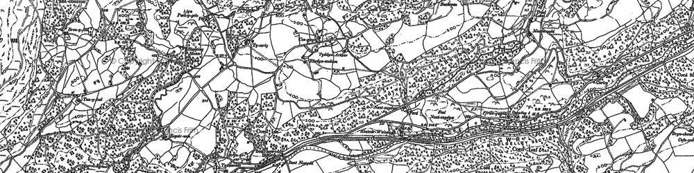 Old map of Buchesydd in 1887